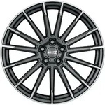 AEZ Atlanta titan Graphite Matt Polished Alufelge 20 Zoll ET28 5x112 ML70,1