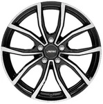 Autec Vidron Schwarz Poliert Alufelge 16 Zoll ET40 5x100 ML57,1