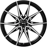 Brock B42 Schwarz Glanz Vollpoliert Alufelge 18 Zoll ET35 5x100 ML63,4
