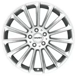 Carmani 17 Fritz White Silver Alufelge 21 Zoll ET30 5x112 ML66,6