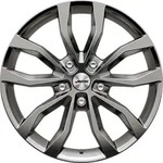 Autec Uteca Titansilber Alufelge 17 Zoll ET55 5x120 ML65,1