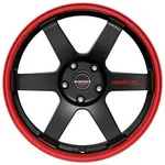 Borbet DB8GT2 Black Matt Rim Red Alufelge 19 Zoll ET35 5x114,3 ML72,5