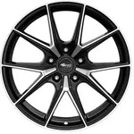 Brock B40 Schwarz Glanz Vollpoliert Alufelge 19 Zoll ET39 5x100 ML63,4