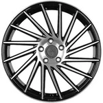 Keskin KT17 Hurricane Black Front Polish Alufelge 21 Zoll ET38 5x120 ML74,1