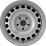 MW Stahl Silber Stahlfelge 15 Zoll ET44 5x108 ML60