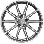 RC-Design RC32 Himalaya Grey Vollpoliert Alufelge 18 Zoll ET23 5x112 ML66,7