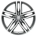 Alutec Ikenu Graphit Frontpoliert Alufelge 19 Zoll ET40 5x114,3 ML64,1