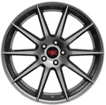 TEC Speedwheels GT 7 Gun Metal Alufelge 19 Zoll ET35 5x114,3 ML72,5