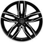 2DRV WH40 Schwarz Hochglanz Poliert Alufelge 19 Zoll ET27 5x112 ML66,6
