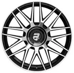 2DRV WH43 Schwarz Hochglanzpoliert Alufelge 19 Zoll ET40 5x112 ML66,6