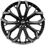 CMS C37 Diamant Schwarz Matt Alufelge 19 Zoll ET34,1 5x112 ML66,5