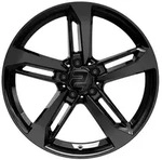2DRV WH36 Schwarz Gl&auml;nzend Lackiert Alufelge 19 Zoll ET48 5x112 ML66,6