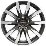 Borbet CW5 Mistral Anthracite Glossy Polished Alufelge 18 Zoll ET45 5x108 ML72,5