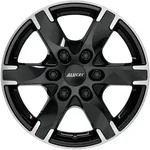 Alutec Titan Diamant-schwarz Frontpoliert Alufelge 17 Zoll ET39 6x114,3 ML66,1