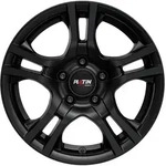 Platin P53 Matt Black Alufelge 15 Zoll ET45 4x100 ML63,4