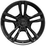 2DRV WH29 Schwarz Glanz Lackiert Alufelge 17 Zoll ET43 5x120 ML72,6