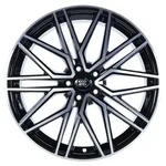 1000Miglia MM1023 Black Polished Alufelge 19 Zoll ET45 5x112 ML66,5