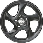 RH AH Turbo Racing Schwarz Lackiert Alufelge 18 Zoll ET46 5x130 ML71,5
