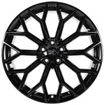 1000Miglia MM1030 Gloss Black Alufelge 19 Zoll ET45 5x114,3 ML73,1