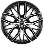 Diewe Wheels Spider Black Matt Polish Alufelge 19 Zoll ET30 5x112 ML79,6