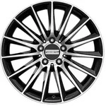 Fondmetal Aidon Glossy Black Machined Alufelge 19 Zoll ET48 5x112 ML66,5