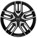 Rial M14-E Diamant-schwarz Frontpoliert Alufelge 18 Zoll ET48 5x112 ML66,5