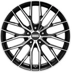 Fondmetal Makhai Glossy Black Machined Alufelge 19 Zoll ET45 5x112 ML66,5