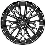 Fondmetal 1972 Glossy Black Machined Alufelge 19 Zoll ET45 5x112 ML66,5