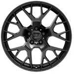 2DRV WH47 Schwarz Glanz Lackiert Alufelge 18 Zoll ET30 5x112 ML66,6
