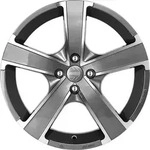 Momo Win Pro EVO Glossy Anthracite Diamond Cut Alufelge 15 Zoll ET40 4x108...