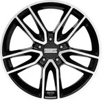 Fondmetal Koros Glossy Black Machined Alufelge 18 Zoll ET40 5x100 ML57,1