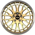 Eta Beta Unit Gold Shiny Lip Polish Alufelge 19 Zoll ET45 5x112 ML78,1