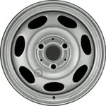 Alcar Stahl Silber Stahlfelge 15 Zoll ET-1 3x112 ML57