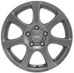 Autec Zenit Anthrazit-matt-lackiert Alufelge 14 Zoll ET35 5x100 ML57,1