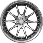 Tomason TN8 Hyperblack Diamant Poliert + Edelstahlb. Alufelge 19 Zoll ET30 5x112