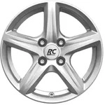 RC-Design RC24 Kristallsilber Alufelge 15 Zoll ET40 4x100 ML63,4