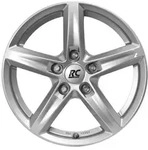 RC-Design RC24 Kristallsilber Alufelge 15 Zoll ET47 5x112 ML57,1