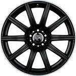 Keskin KT16 Dynamic Matt Black Lip Polish Alufelge 19 Zoll ET30 5x112 ML66,6