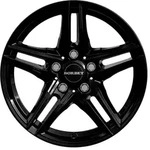 Borbet XR Black Glossy Alufelge 16 Zoll ET40 5x112 ML66,6