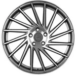 Keskin KT17 Hurricane Palladium Front Polish Alufelge 18 Zoll ET30 5x112 ML72,6