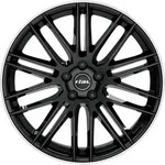Rial Kibo Diamant-schwarz Hornpoliert Alufelge 18 Zoll ET38 5x105 ML56,6