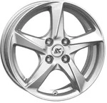 RC-Design RC30 Kristallsilber Alufelge 14 Zoll ET35 4x100 ML54,1