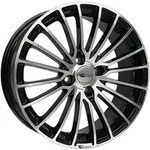 Brock B24 Schwarz Glanz Vollpoliert Alufelge 16 Zoll ET35 4x98 ML58,1