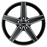 Autec Delano Schwarz Matt Poliert Alufelge 20 Zoll ET30 5x112 ML70