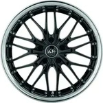 Barracuda Voltec T6 Highgloss Black Inox Lip Alufelge 17 Zoll ET38 4x100 ML73,1