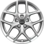 Borbet Y Crystal Silver Alufelge 17 Zoll ET45 5x100 ML57,1