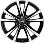 Rial M12 Diamant-schwarz-frontpoliert Alufelge 18 Zoll ET43 5x112 ML66,5