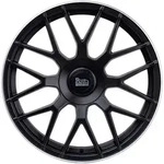 MAM GT1 Matt Black Lip Polish Alufelge 17 Zoll ET45 5x108 ML72,6