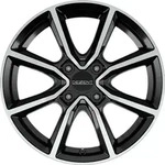 Dezent TN Dark Black Polished Alufelge 17 Zoll ET32 4x108 ML65,1