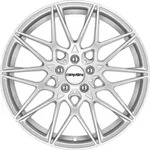 Carmani 18 Knut White Silver Alufelge 19 Zoll ET45 5x112 ML66,7
